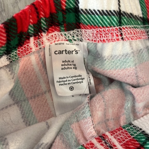 Carters mom & dad matching PJs - PJ shirt for mom- medium / pants for dad XL - Picture 8 of 11